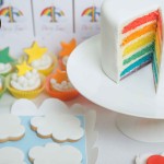 rainbow cake, torta arcobaleno