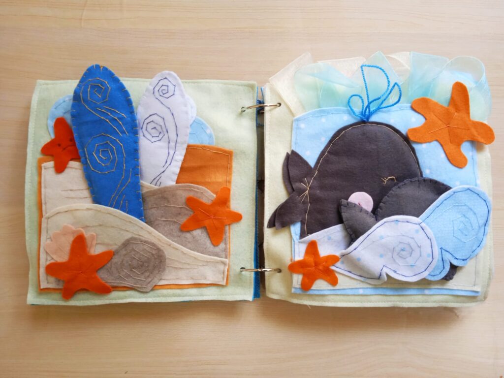Libro sensoriale per un bebè La Sodi Cake Design